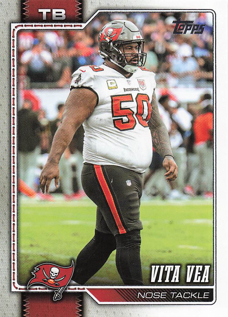 2026 Topps Flagship Football Vita Vea #191