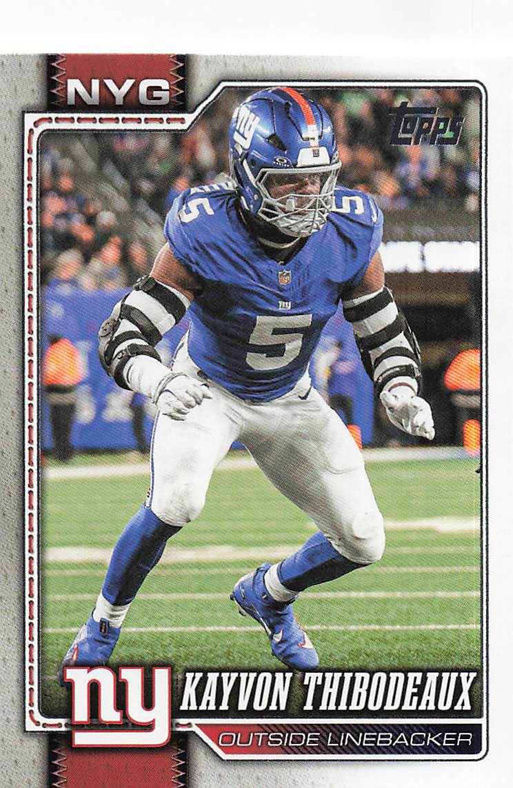 2026 Topps Flagship Football Kayvon Thibodeaux #245