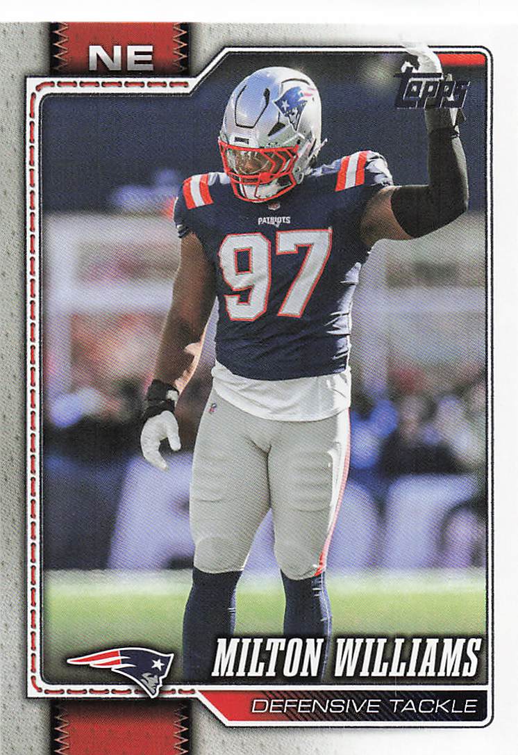 2026 Topps Flagship Football Milton Williams #142