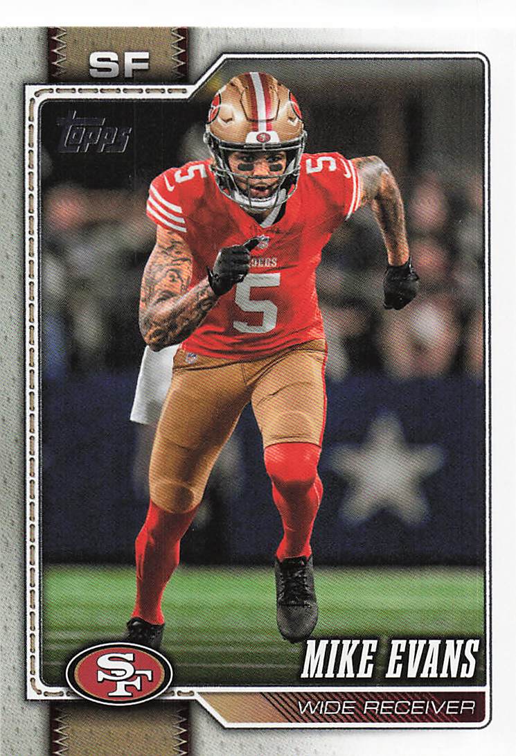 2026 Topps Flagship Football Mike Evans #156