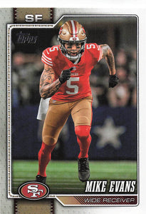 2026 Topps Flagship Football Mike Evans #156