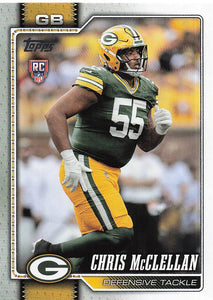 2026 Topps Flagship Football Chris McClellan #366 RC