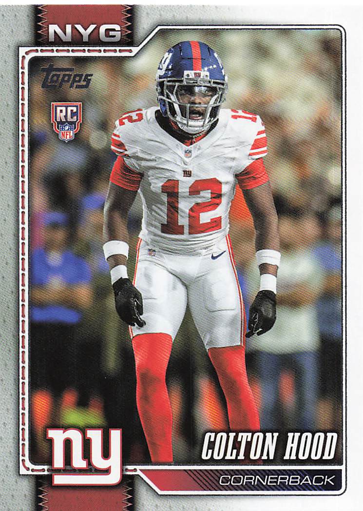 2026 Topps Flagship Football Colton Hood #381 RC