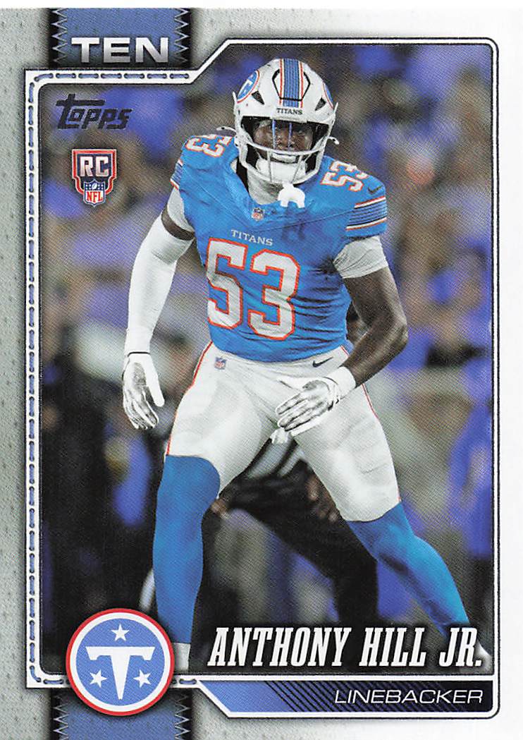 2026 Topps Flagship Football Anthony Hill Jr. #389 RC