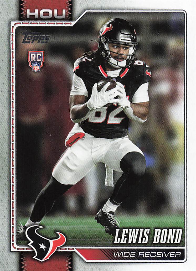 2026 Topps Flagship Football Lewis Bond #395 RC