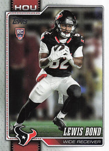2026 Topps Flagship Football Lewis Bond #395 RC