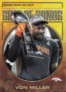 2026 Topps Flagship Football Ring of Honor Von Miller #ROH-4