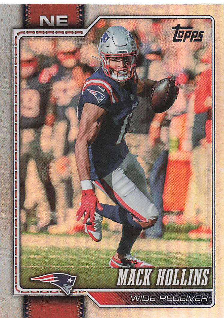 2026 Topps Flagship Football Rainbow Foil Mack Hollins #140