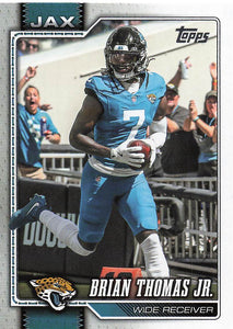 2026 Topps Flagship Football Brian Thomas Jr. #92