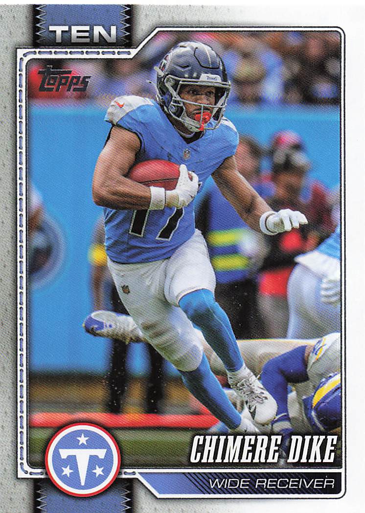 2026 Topps Flagship Football Chimere Dike #192