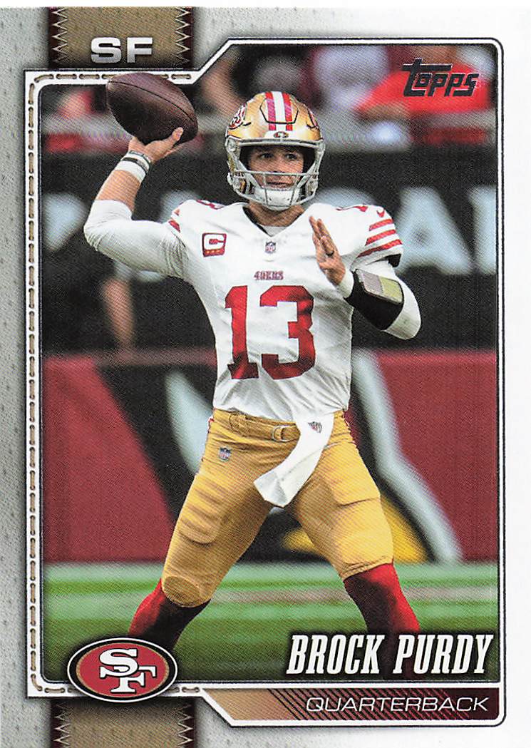 2026 Topps Flagship Football Brock Purdy #185