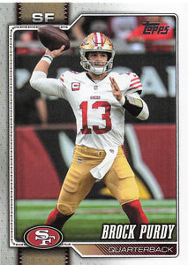 2026 Topps Flagship Football Brock Purdy #185