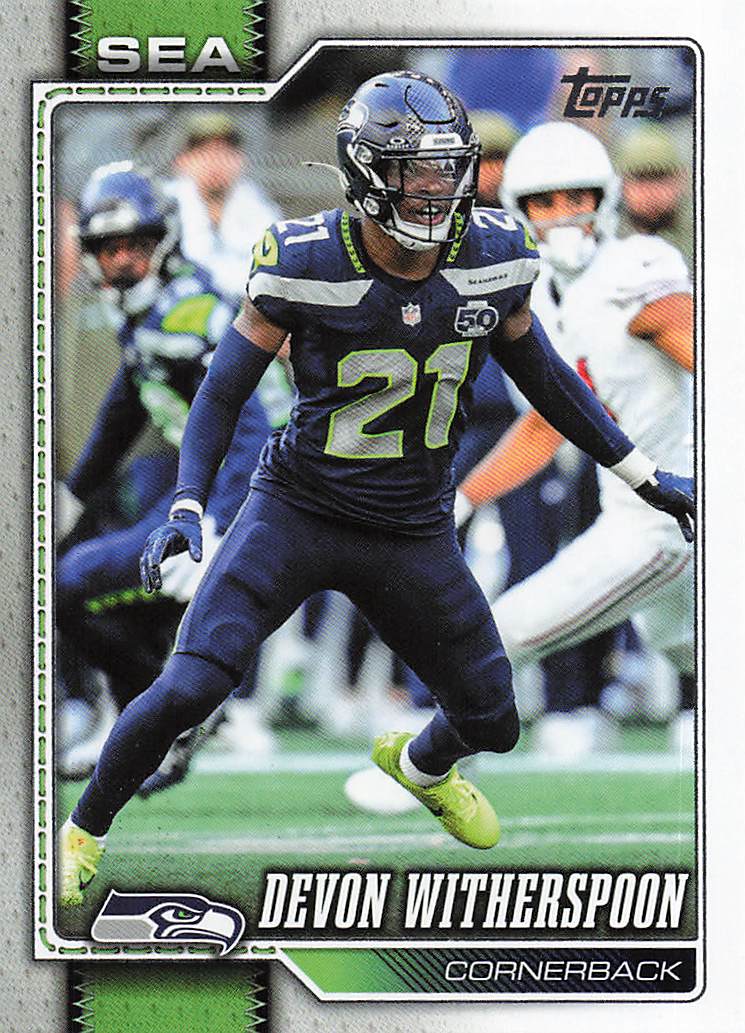 2026 Topps Flagship Football Devon Witherspoon #179