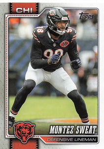 2026 Topps Flagship Football Montez Sweat #212