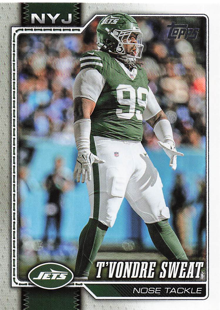 2026 Topps Flagship Football T’Vondre Sweat #256