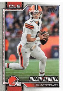 2026 Topps Flagship Football Dillon Gabriel #217