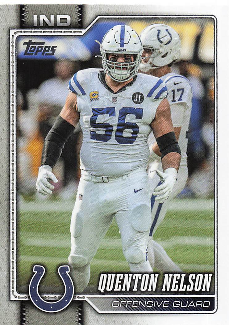 2026 Topps Flagship Football Quenton Nelson #84