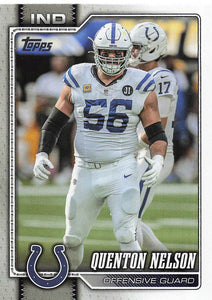 2026 Topps Flagship Football Quenton Nelson #84