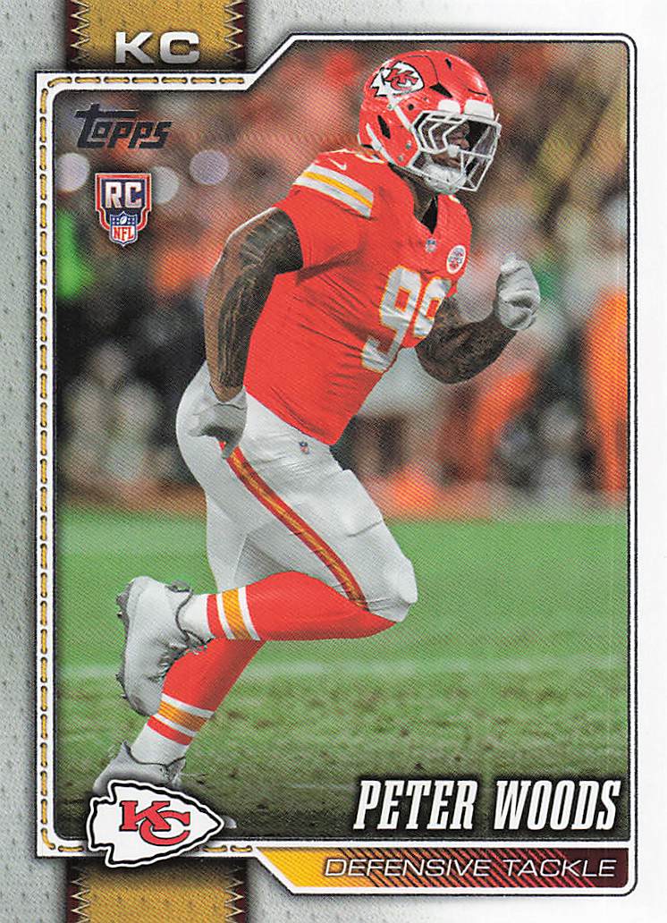 2026 Topps Flagship Football Peter Woods #342 RC