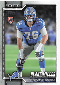 2026 Topps Flagship Football Blake Miller #380 RC