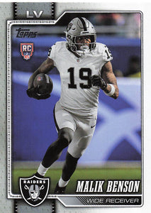 2026 Topps Flagship Football Malik Benson #390 RC
