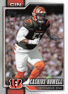 2026 Topps Flagship Football Cashius Howell #357 RC