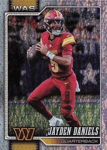2026 Topps Flagship Football Holo Foil Jayden Daniels #196