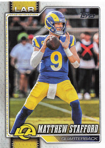 2026 Topps Flagship Football Matthew Stafford #115
