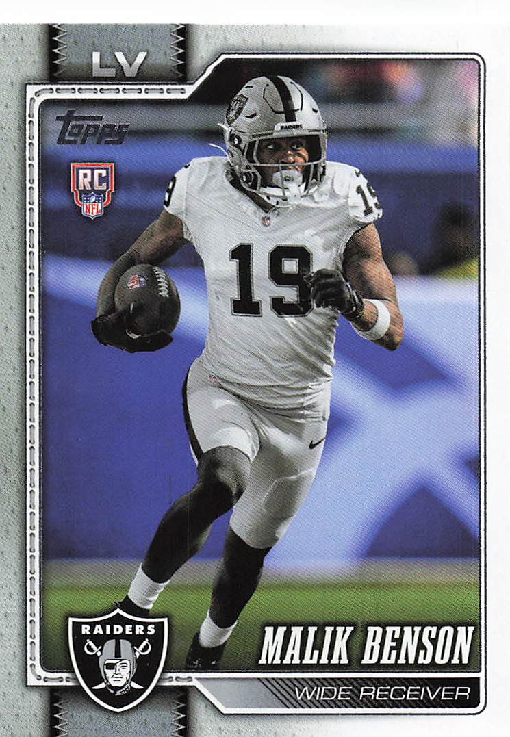 2026 Topps Flagship Football Malik Benson #390 RC