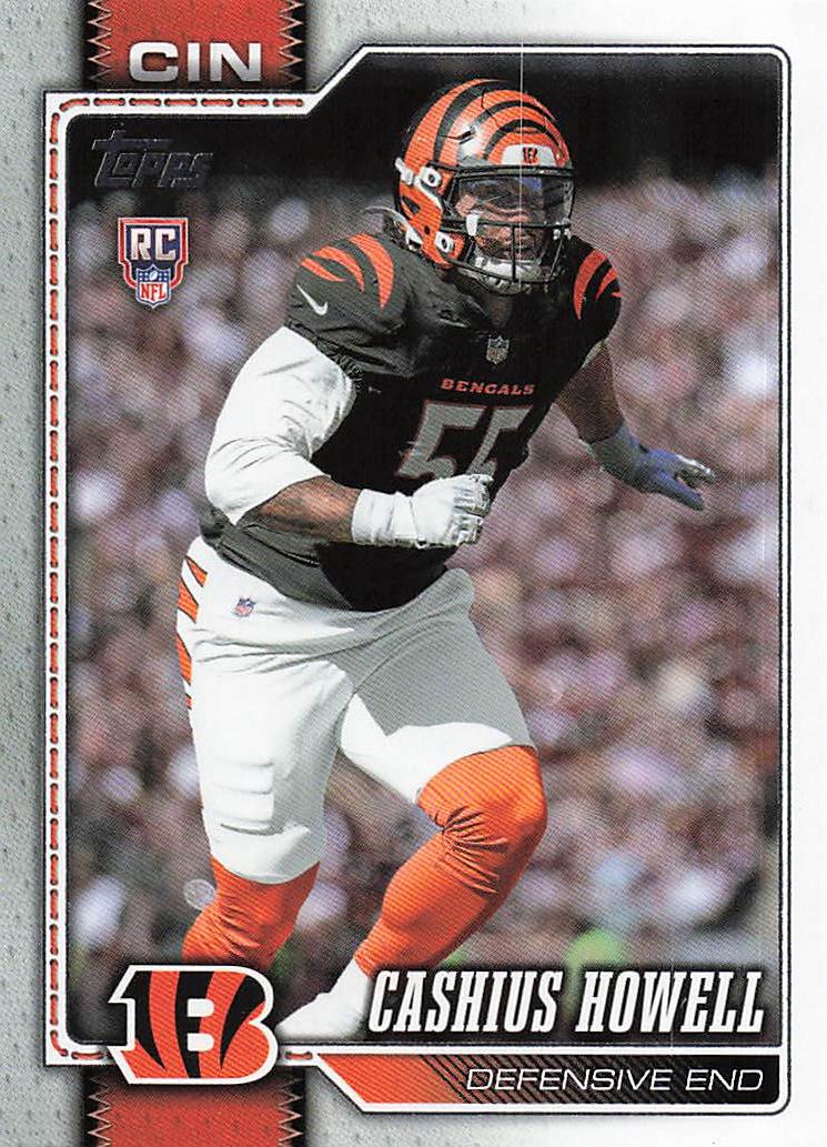 2026 Topps Flagship Football Cashius Howell #357 RC