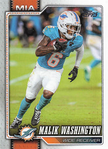 2026 Topps Flagship Football Malik Washington #123