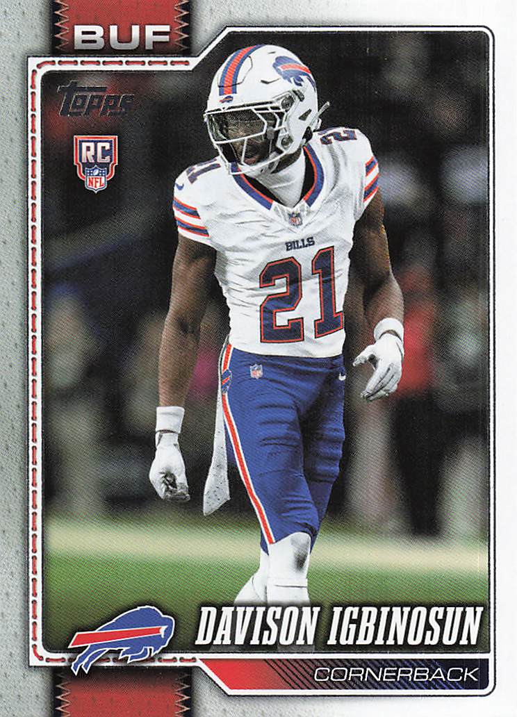2026 Topps Flagship Football Davison Igbinosun #349 RC