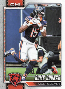 2026 Topps Flagship Football Rome Odunze #32
