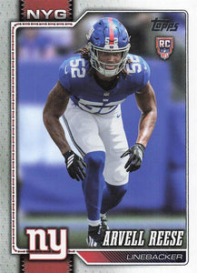 2026 Topps Flagship Football Arvell Reese #346 RC