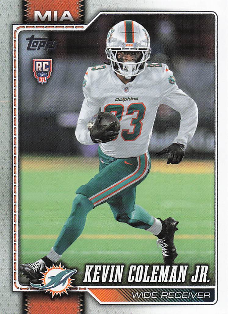 2026 Topps Flagship Football Kevin Coleman Jr. #337 RC