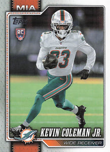 2026 Topps Flagship Football Kevin Coleman Jr. #337 RC