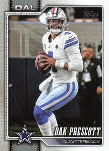 2026 Topps Flagship Football Dak Prescott #53