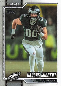 2026 Topps Flagship Football Dallas Goedert #170