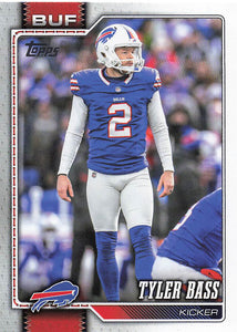 2026 Topps Flagship Football Tyler Bass #209