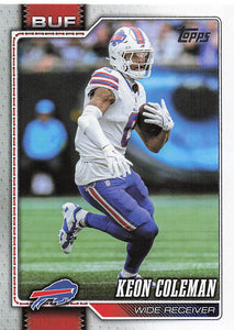 2026 Topps Flagship Football Keon Coleman #20