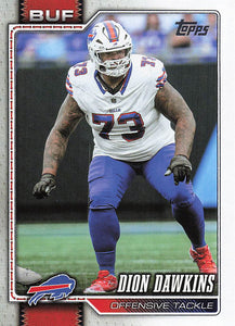 2026 Topps Flagship Football Dion Dawkins #23