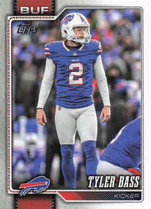 2026 Topps Flagship Football Tyler Bass #209