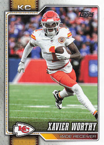 2026 Topps Flagship Football Xavier Worthy #96
