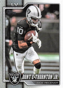 2026 Topps Flagship Football Dont'e Thornton Jr. #118