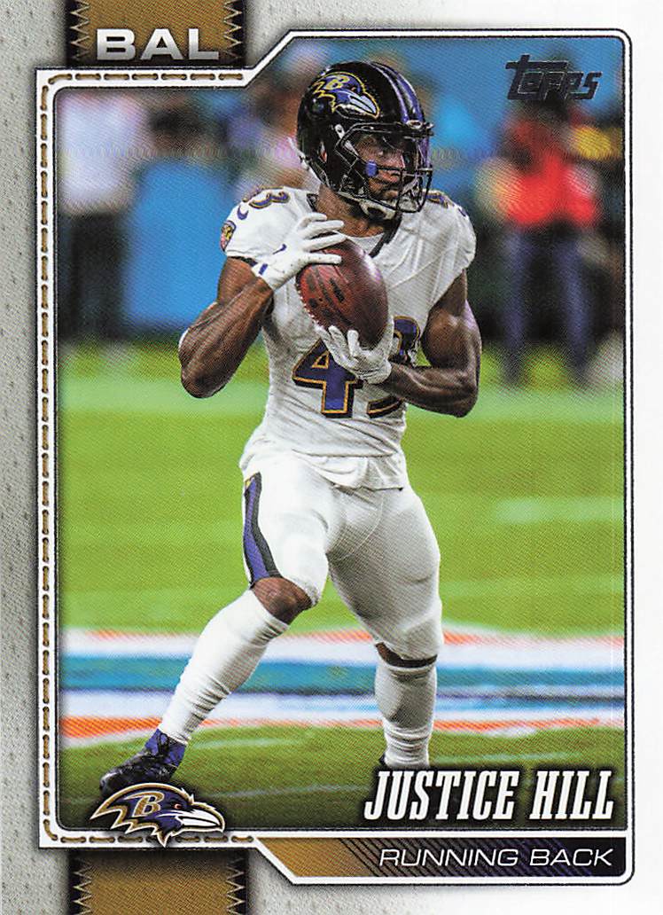 2026 Topps Flagship Football Justice Hill #18