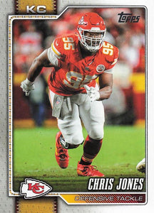 2026 Topps Flagship Football Chris Jones #102