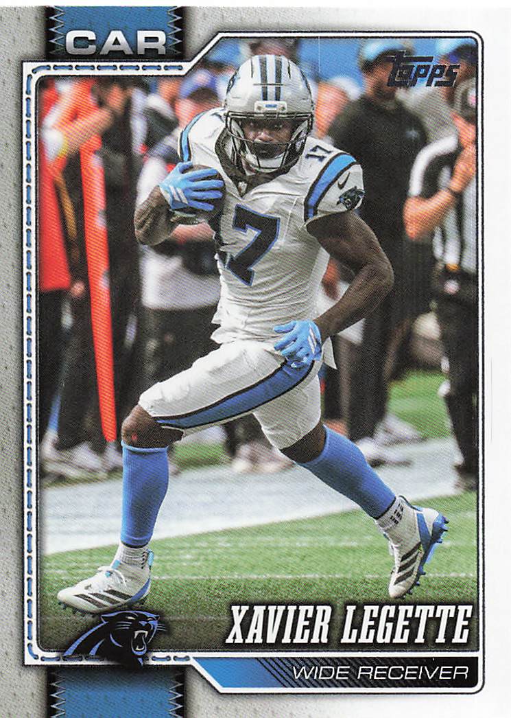 2026 Topps Flagship Football Xavier Legette #26