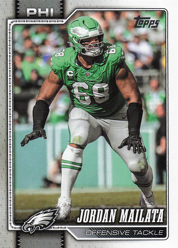 2026 Topps Flagship Football Jordan Mailata #166