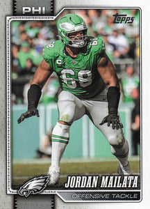 2026 Topps Flagship Football Jordan Mailata #166