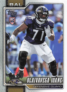2026 Topps Flagship Football Olaivavega Ioane #362 RC